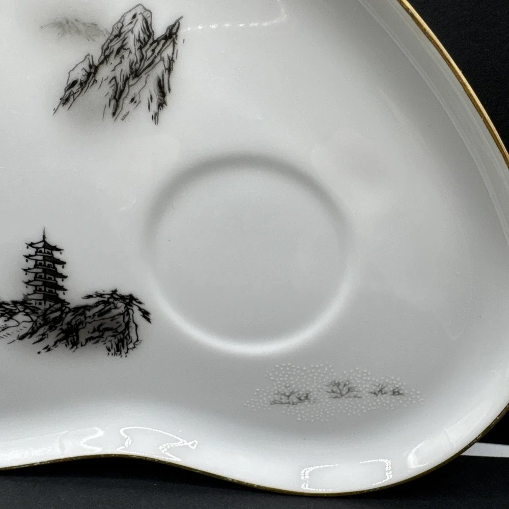 Fukagawa Arita Porcelain‎ Coffee Cup/Tea Cup Plates In Pattern #903
